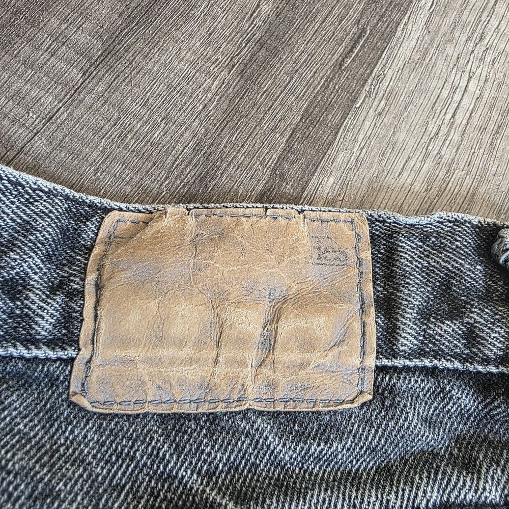LEVIS VINTAGE 90s 80s Rock Bombshell Mom Jeans Grey Wash 550 Authentic - Picture 13 of 15